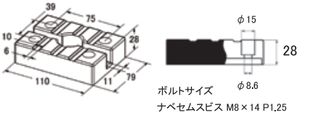 大野ゴム　リフト用ゴムパッド　リフトパッド交換　メンテナンス　ON-1001
